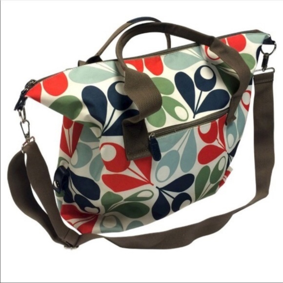 Orla Kiely Handbags - Orla Kiely large overnight bag Acorn Flowers